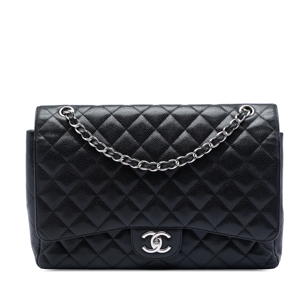 Pre-Loved Chanel Maxi Classic Caviar Double Flap